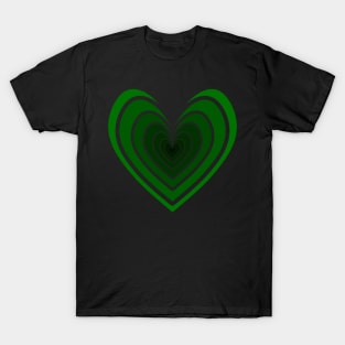 Rosy Heart (Green) T-Shirt